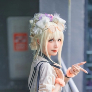 cos：幻想神姬犬妖八公cos正片@小粉十文字