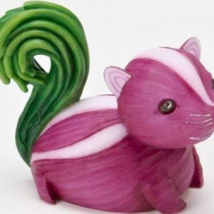 蔬菜跟水果拼凑！蔬果动物大制作 异常可爱毫无违和