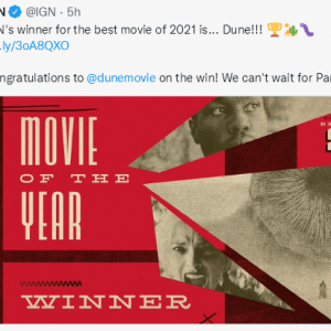 2021年度最佳电影出炉：《沙丘》开启伟大的英雄之旅