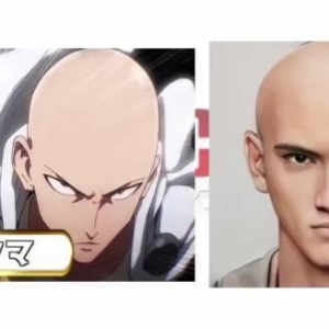 动漫《一拳超人》角色真人AI：埼玉老师相当还原