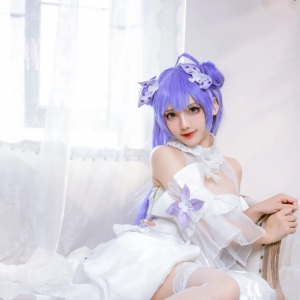 cos：独角兽打歌服cos正片@阿璇学妹