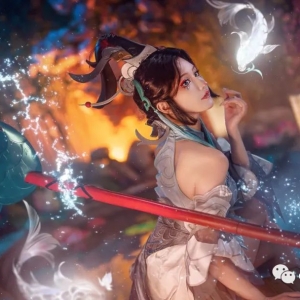 cos正片：王者荣耀大乔白鹤梁神女@露兒大魔王