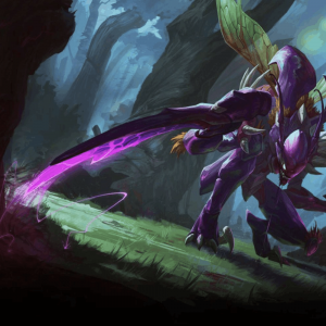 英雄联盟手游：2.6a推荐用卡兹克打野上分，13连胜上翡翠1