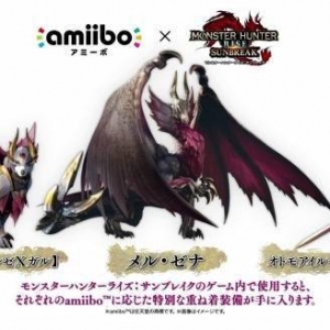 《怪物猎人：崛起》三种新amiibo即将发售：爵银龙