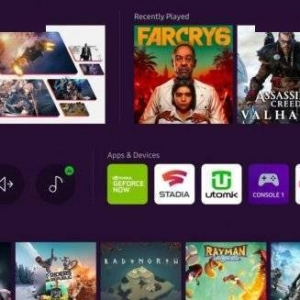 三星今年的电视将内置Stadia、GeForce Now和NFT
