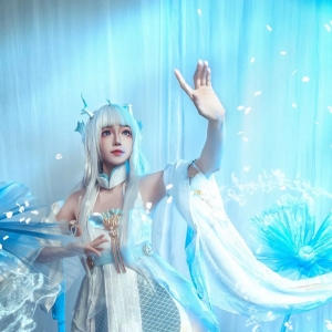 cos：王者荣耀西施游龙清影cos正片@岑伊
