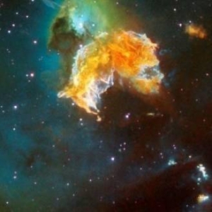 2021年奇特太空结构Top10：双螺旋黑洞“能量炮”