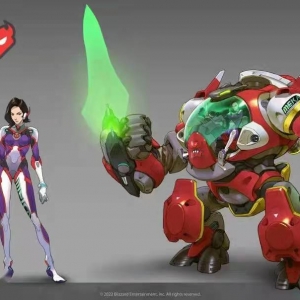 前《守望先锋》设计师公开MEKA小队概念图