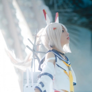 cos：碧蓝航线绫波cos正片@菌儿