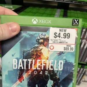 某玩家发现售价4.99美元的《战地2042》XSX实体光盘引热议