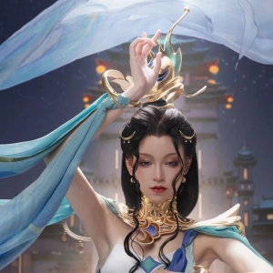 cos：王者荣耀遇见胡旋.貂蝉cos正片@故人面具