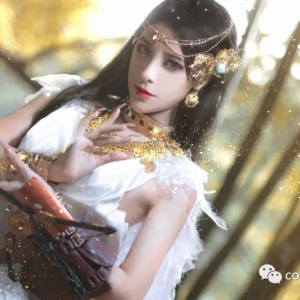 cos：永劫无间迦南cos正片@奶狮