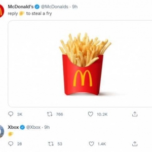 麦当劳与Xbox玩梗！网友：传下去，让麦当劳加入XGP