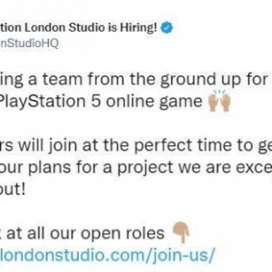 索尼伦敦工作室狂招人！正制作一款3A级PS5独占网游