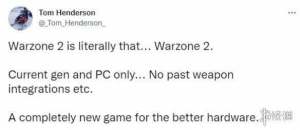 传闻《使命召唤：战区》续作不会在上市代主机发布