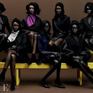 九大黑人模特登杂志引争议：后期调色灯光都很诡异