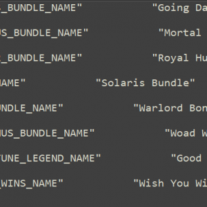 外网泄露《APEX英雄》农历新年礼包名单