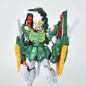 MG双头龙高达蝴蝶装备制作，刻线细节添加