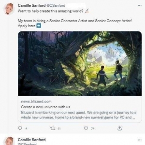 暴雪神秘3A大作是第一人称！员工称它是该类型顶级作品