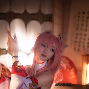 cos：原神八重神子cos正片@元宵