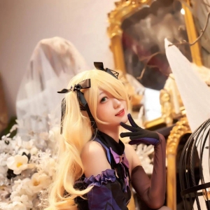 cos：原神断罪女皇菲谢尔私房cos正片@迟又