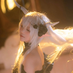 cos：明日方舟音律联觉闪灵 cos正片@黑龙