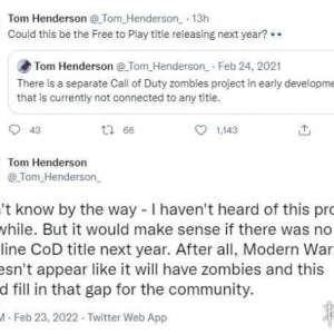 或将明年发布？传《使命召唤》独立僵尸游戏开发中