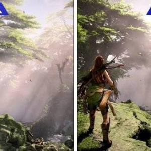 《地平线：西之绝境》实机vs预告片 水面效果大提升