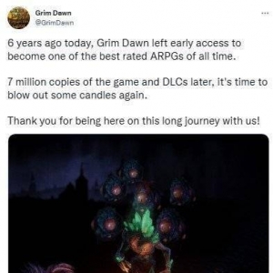 ARPG神作《恐怖黎明》已售出700万份！官方发文致谢