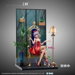 洛天依秘境花庭系列手办 红色礼服 T恤热裤双重韵味