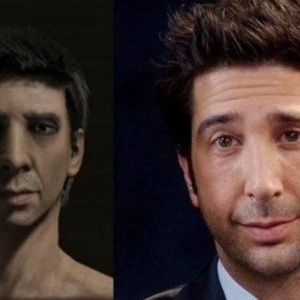 《艾尔登法环》玩家捏脸神还原《老友记》中的罗斯