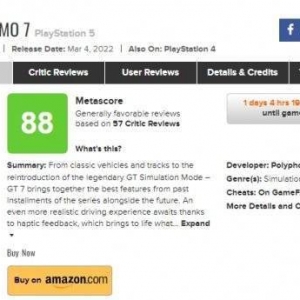 氪金玩家怒喷《GT赛车7》微交易：玩法奇葩 售价高昂