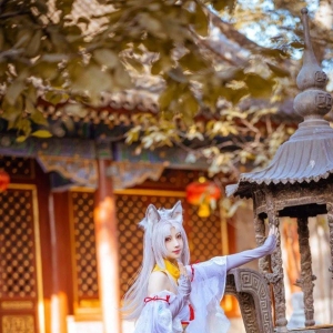 cos：永劫无间白胡桃，天才阴阳师驾临凉亭