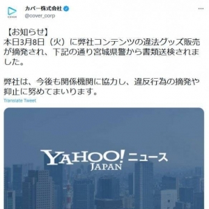 日本失业男贩卖 Vtuber 盗版抱枕获利超35万日元