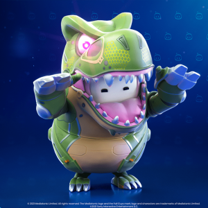 《糖豆人》上架「太空机器霸王龙」皮肤套装