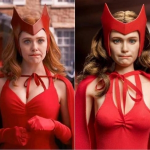 1158元！绯红女巫1/6抿嘴模型：头雕开始用表情包了