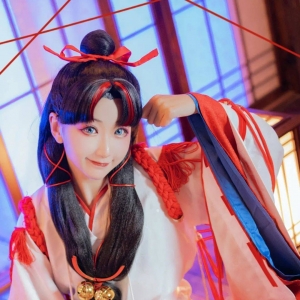 cos：阴阳师缘结神@风眠眠cos正片