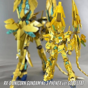 这是大神！使用金箔箔押工艺给独角兽3号机菲尼克斯“涂装”…… ...