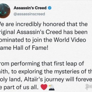 2007年的《刺客信条》获得“世界电子游戏名作堂”提名