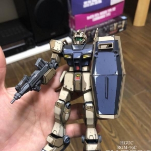 这也可以迫害雅木茶？网友动画风涂装改造高达模型