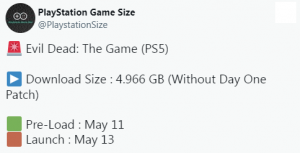 PS5版《鬼玩人：游戏》游戏容量曝光 仅5GB