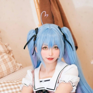 cos：雪之一族的少女雪花菈米cos正片@樱岛嗷一