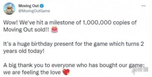 《胡闹搬家》销量现已突破100万份！迎来发售两周年