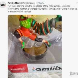 玩家发现任天堂更新Amiibo：现在无需拆盒可直接扫描