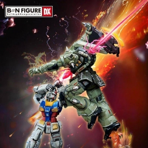 【新品资讯】45厘米！元祖VS扎古2！万代南梦宫潮玩 BN FIGURE-DX 雕像细节大公开，太 ...