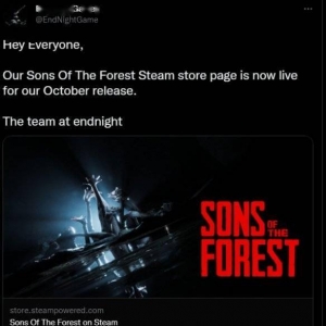 野人当老婆 生存游戏《森林之子》Steam公布发售日期