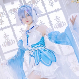 cos：蕾姆水晶礼服cos正片@戯言呱呱