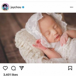 周杰伦晒出女儿正脸照！网友：这几年孩子比专辑还多