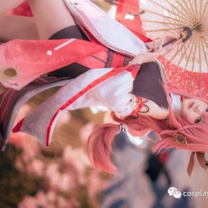 cos：原神八重神子cos正片@楚楚子