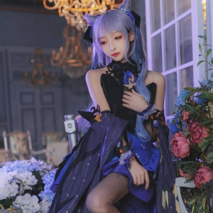cos：原神刻晴cos正片@晚安冉崽